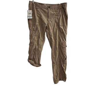 Cabela's Women's Cargo Pants Size 16 Brown Hiking Outdoor Casual